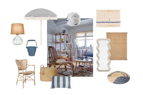 Create a serene space with inspiration from the seaside