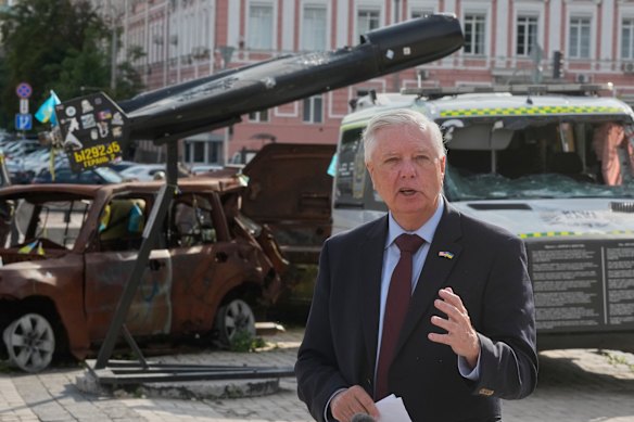 Graham, a prominent supporter of Ukraine, had just returned from a visit to Kyiv.