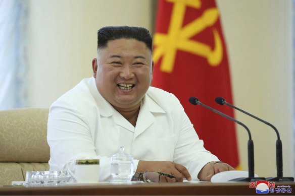 Kim Jong-un in June. Rumours of his ill health surface regularly.