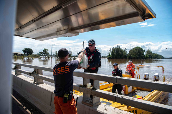 The stock prices of insurers IAG and Suncorp are both up since the start of this year, despite catastrophic weather events. 