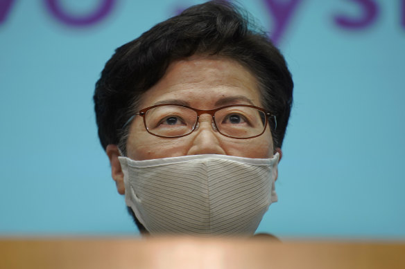 Hong Kong Chief Executive Carrie Lam.