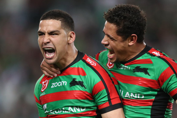 Cody Walker (left) is being investigated by the NRL Integrity Unit.
