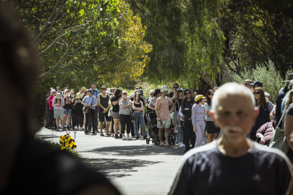 People flock to see the blooming of the ‘Corpse’ flower. 