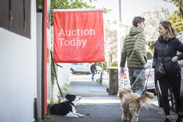 In Carlton, more than 50 per cent of homes were purchased without a mortgage last year. 