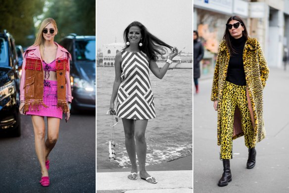 Italians Chiara Ferragni, Claudia Cardinale and Giovanna Battaglia Engelbert.