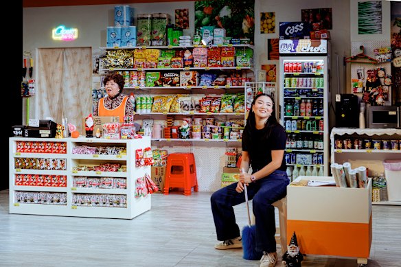 Heather Jeong and Michelle Lim Davidson in a scene from Koreaboo