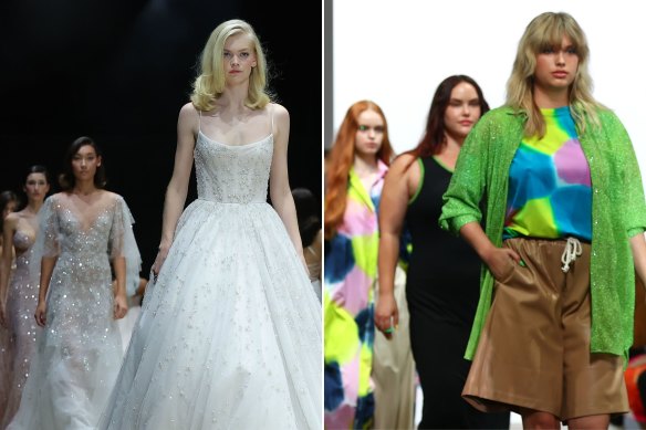 Last week’s solo runway at the Melbourne Fashion Festival by Paolo Sebastian featured a handful of midsize models in sizes 10 and 12.