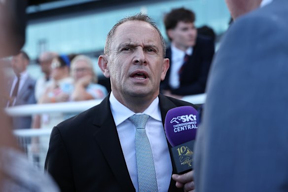 Trainer Chris Waller.