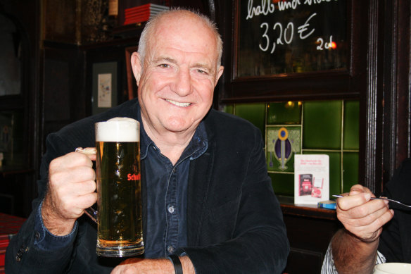 Rick Stein enjoying a beer on Long Weekends ... watching him is also like enjoying a beer at your local pub.