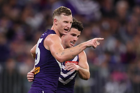 Josh Treacy is one of the AFL’s most imposing forces up forward.