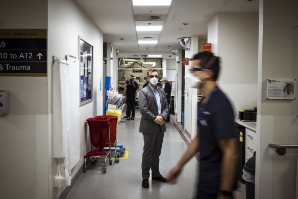 Royal Melbourne Hospital director of emergency medicine Mark Putland. 