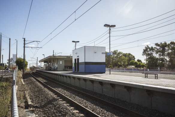 The revamped train station at Ringwood East won’t have public toilets.