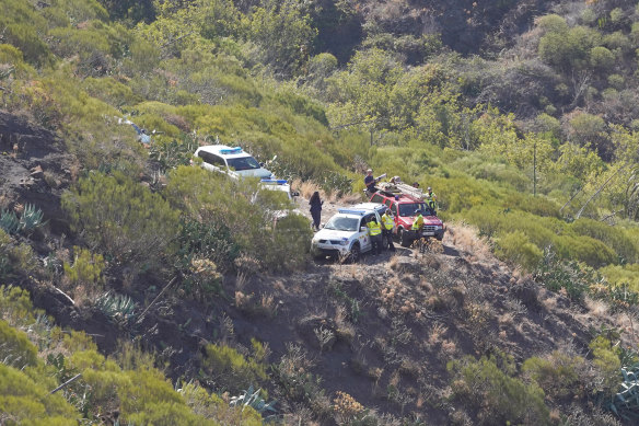 Dozens of troops during the search for 19-year-old British tourist Jay Slater.