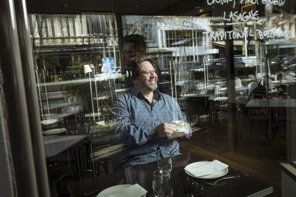 Marco Donnini at his Lygon Street restaurant Donnini’s.