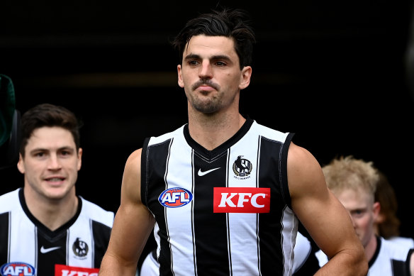 Scott Pendlebury has stepped down as Pies captain.