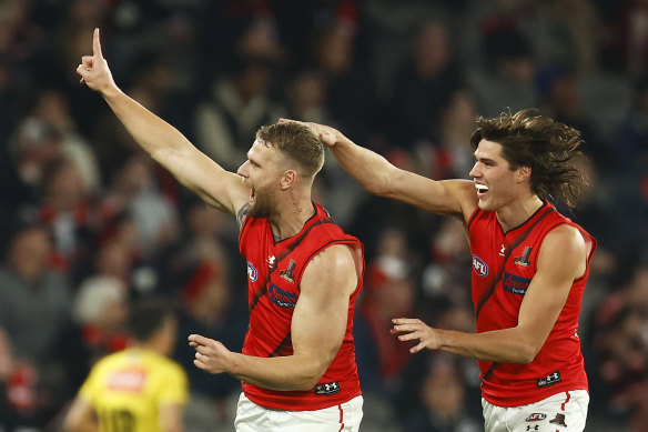 Jake Stringer kicked two goals.