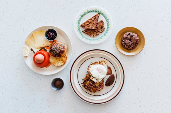 The brunch spread at The Cool Room.