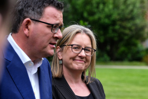 Daniel Andrews passed the baton of leading Victoria to Jacinta Allan in September.