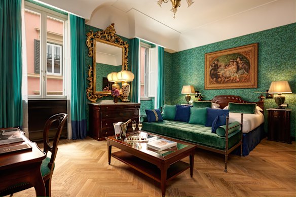 The hotel’s historic charm was preserved during the renovation. 
