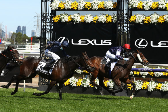 Jye McNeil wins his first Melbourne Cup and Lloyd Williams' seventh on Twilight Payment.