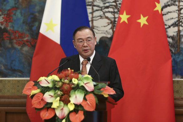 Filipino Secretary of Foreign Affairs Teodoro Locsin says “the usual suave diplomatic speak doesn’t work”. 