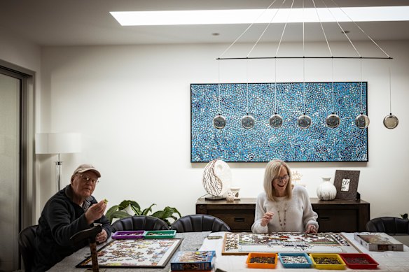 Karina Joyce, 57, runs her own business around helping her adult children, caring for grandchildren and her partner’s father, Ivan Tandora.