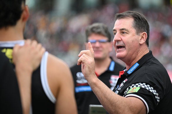 St Kilda’s Ross Lyon has a defensive method that works.