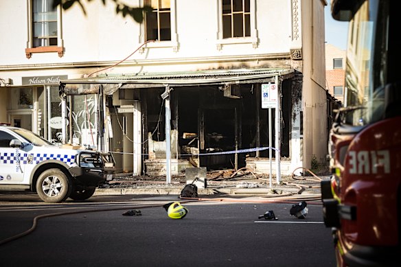 Police and firefighters were on-scene in Williamstown for much of Sunday.