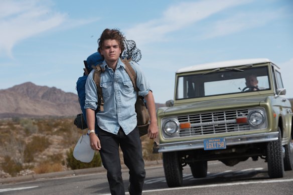 Emile Hirsch as McCandless in a scene from Into the Wild.