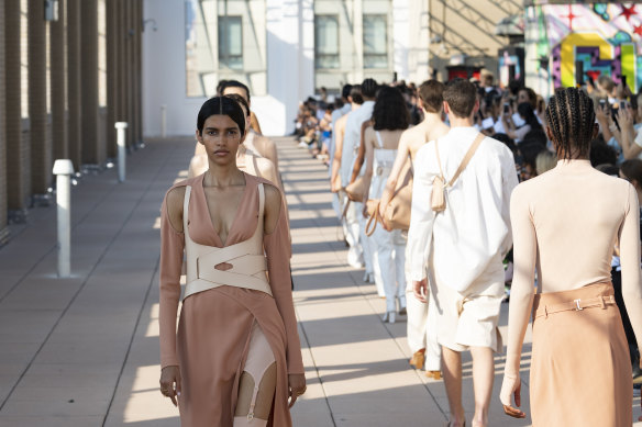 Dion Lee’s show at 2019 New York Fashion Week.