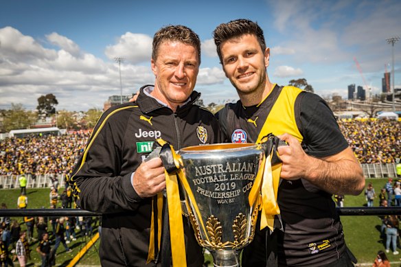 Damien Hardwick was nearly sacked in 2016. Then he delivered three titles in four years.
