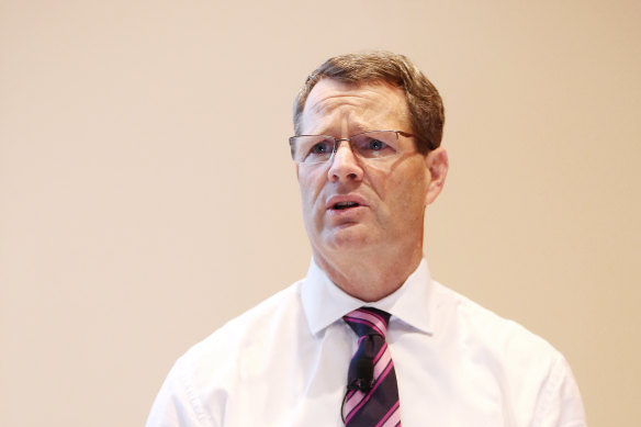 Grant O’Brien is the inaugural chairman of the Tasmanian AFL team.