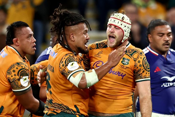 Os Wallabies, e principalmente Fraser McReight, foram muito bons no primeiro tempo. Mas você não pode tirar o pé do acelerador quando joga contra times importantes como a França.