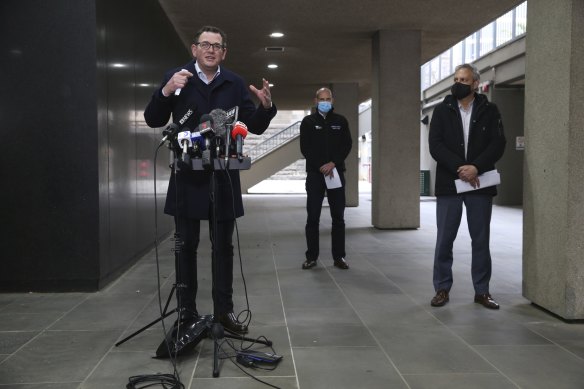 Premier Daniel Andrews announced lockdown would be lifted in regional Victoria from 11.59pm on Monday. 