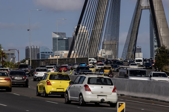 Motorists are warned that congestion will worsen during morning peaks when the Rozelle interchange opens late this year.