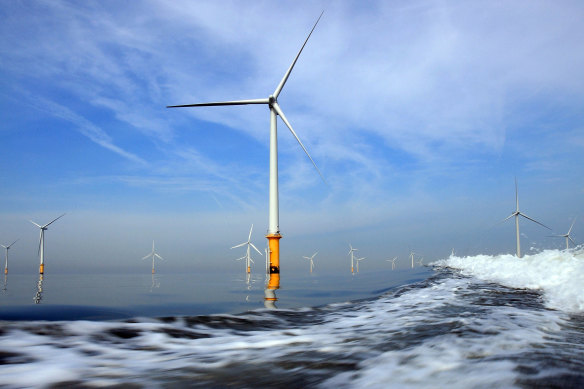 Giant wind turbines could be installed offshore from popular coastal spots in NSW and Victoria.