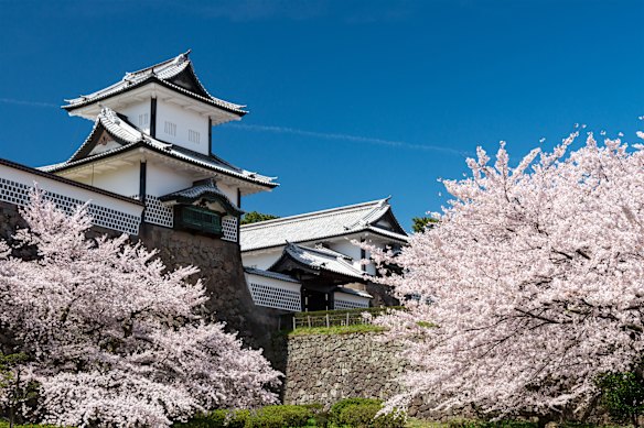 Kanazawa Castle was once the residence of Maeda Toshiie, the head of the medieval Maeda samurai clan.