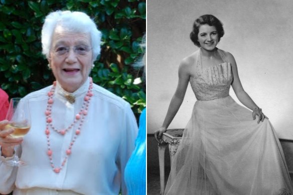 Now and then: Jane Caro’s mother.