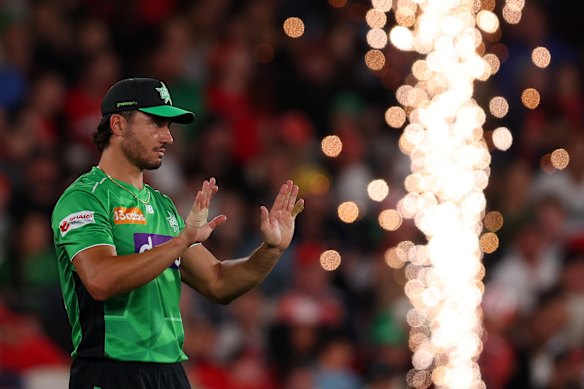 Marcus Stoinis leading the Melbourne Stars.