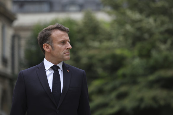 French President Emmanuel Macron