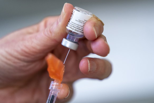 Businesses will be able to start vaccinating staff in a few months.