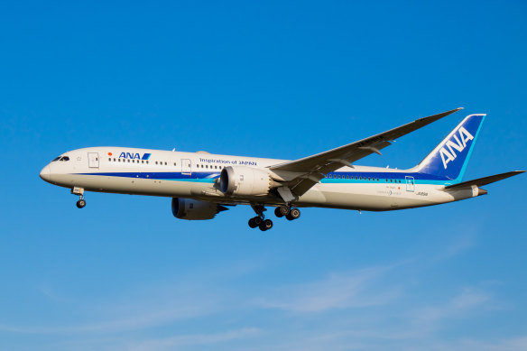 ANA flies from Perth three times a week and daily from Sydney.
