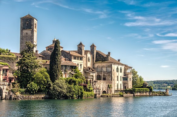 You can take a boat trip to San Giulio Island from Orta San Giulio’s main piazza.