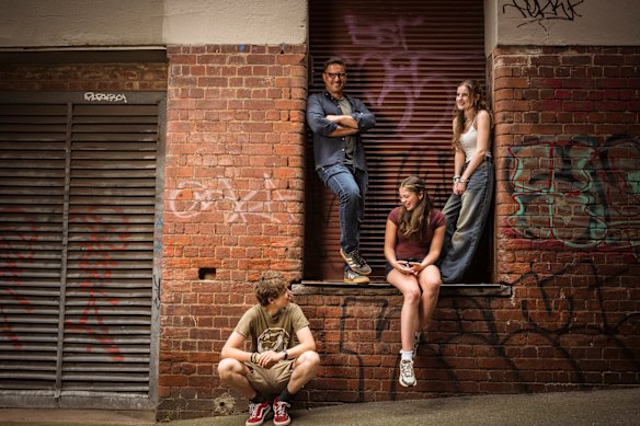Features of the building’s industrial past are still evident, including a piano shaft and the red brick exterior.