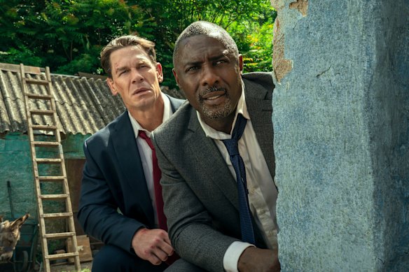 John Cena and Idris Elba in Heads of State.