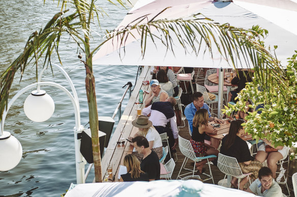 Arbory Afloat is the sunny spot to lunch this summer.