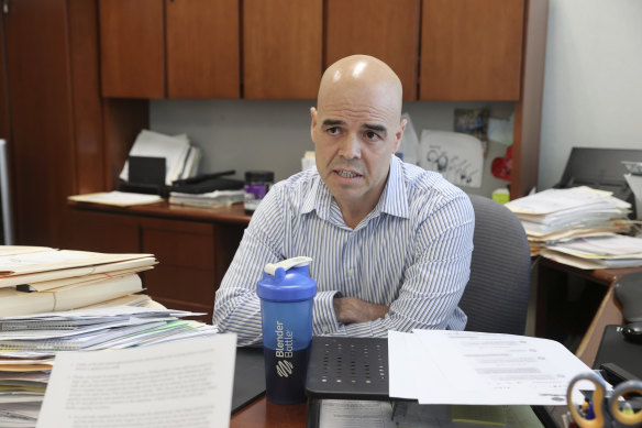 Clark County Public Administrator Robert Telles, in his Las Vegas office