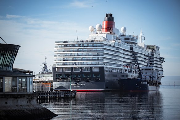 Cunard’s cruise liner Queen Elizabeth home-ported at Station Pier in 2022-23 but will not return.