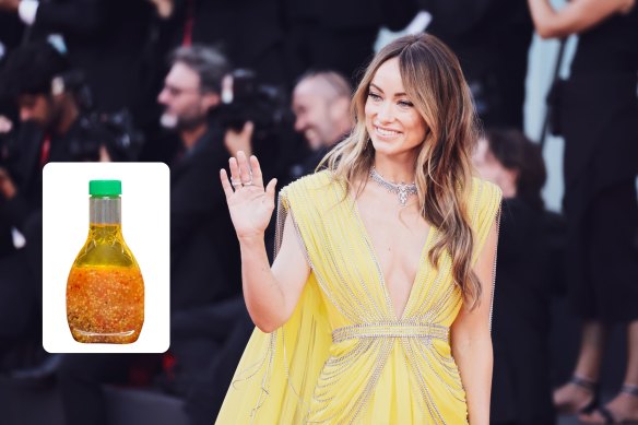 Actor Olivia Wilde revealed Heartburn was the inspiration for her much-discussed salad dressing.