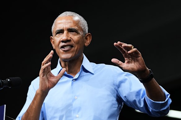Former president Barack Obama.